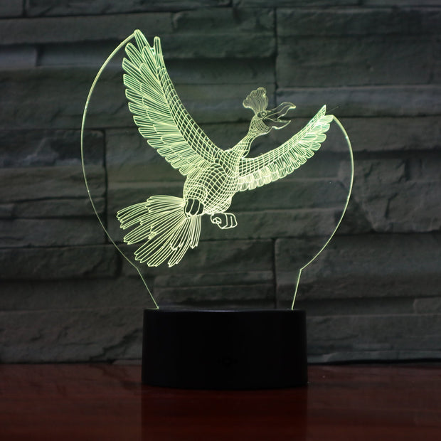 Ho Oh 3D Lamp