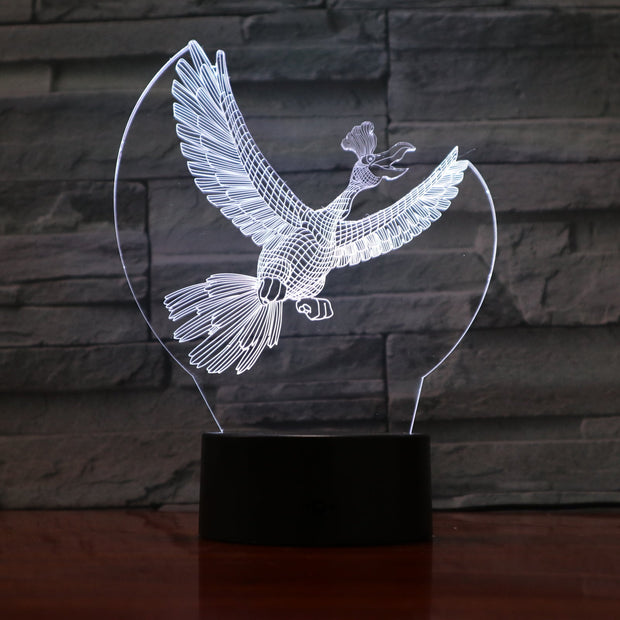 Ho Oh 3D Lamp