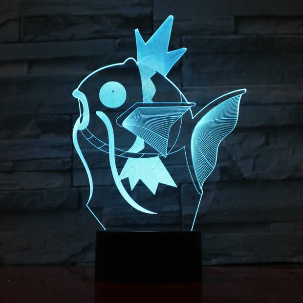 Magikarp 3D Lamp