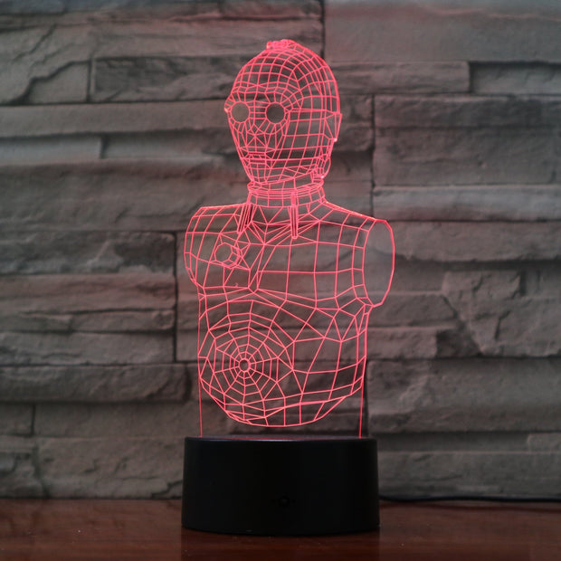 C-3PO 3D Lamp