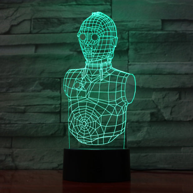 C-3PO 3D Lamp