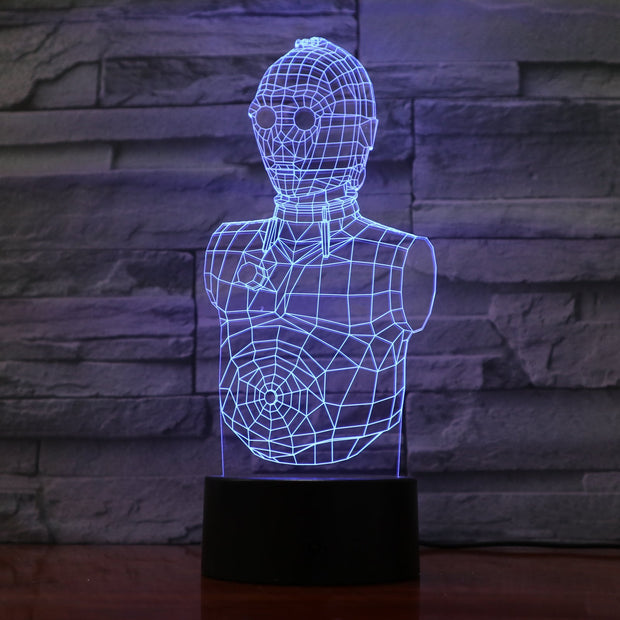 C-3PO 3D Lamp