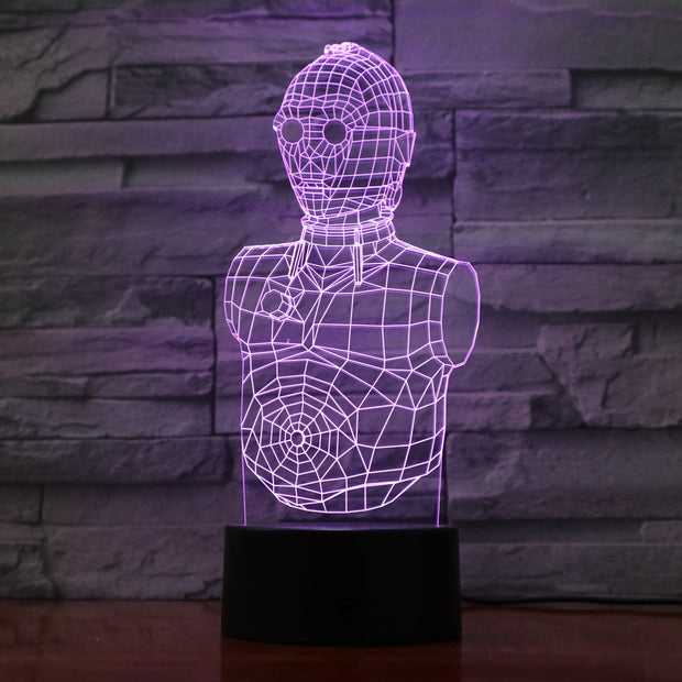 C-3PO 3D Lamp