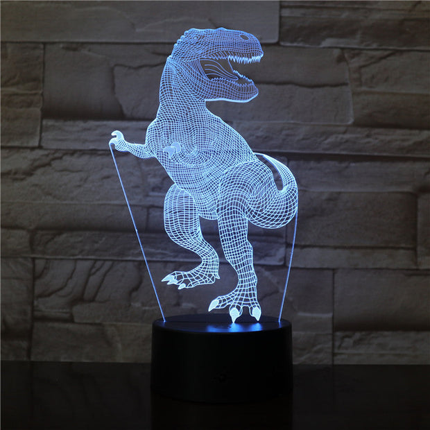 Dinosaur 3D Light 7 Color Led Night Lamps For Kids Touch Led Usb Table Lampara Lamp Baby Sleeping light Office Light AW-2772