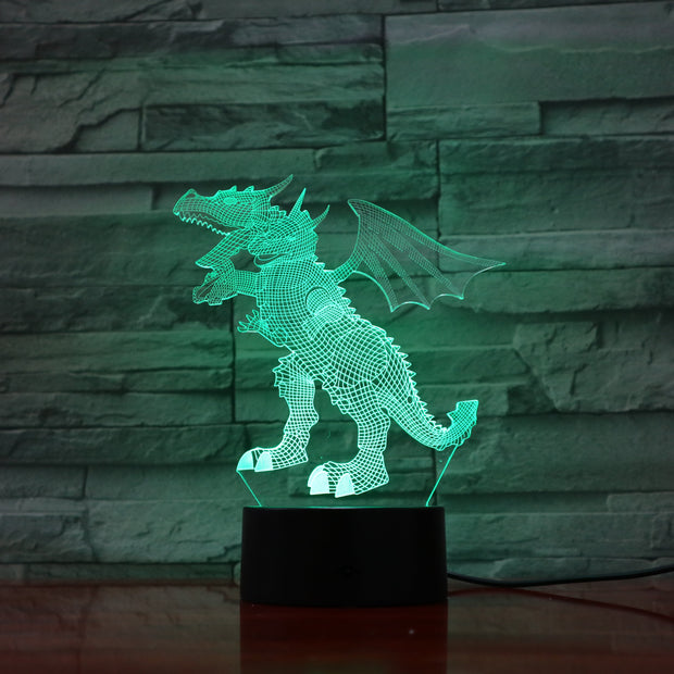 Mutant T. Rex 3D Lamp