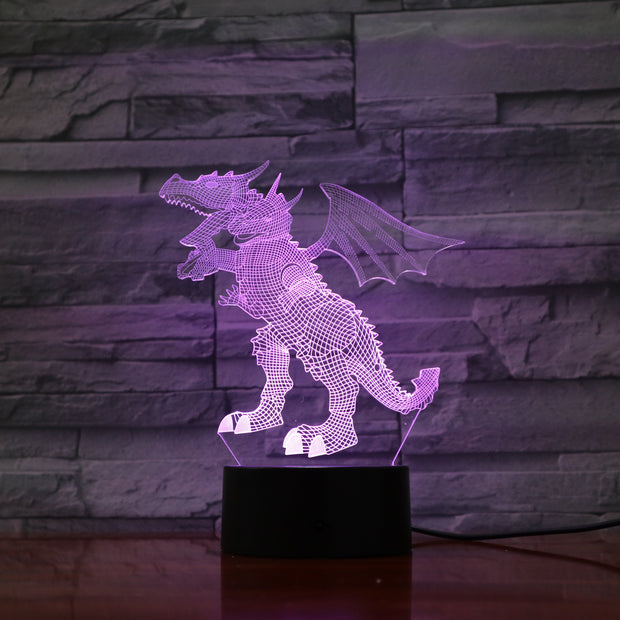 Mutant T. Rex 3D Lamp