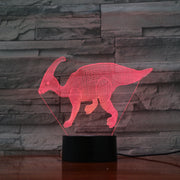 Parasaurolophus 3D Lamp