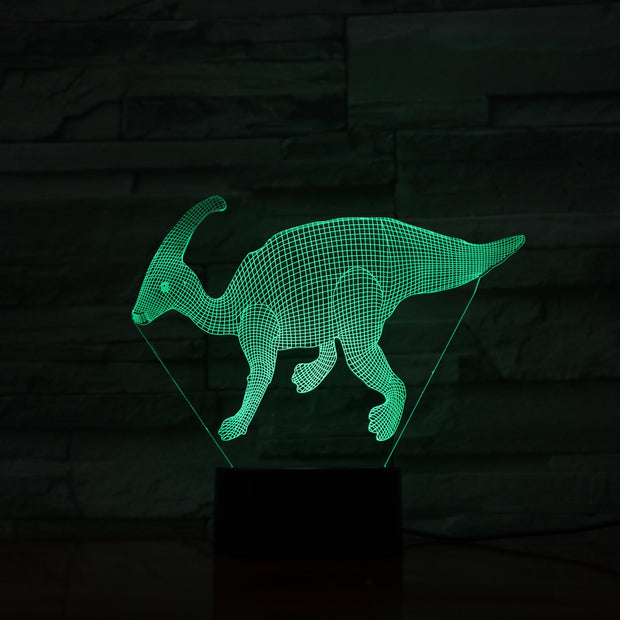 Parasaurolophus 3D Lamp