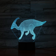 Parasaurolophus 3D Lamp