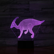 Parasaurolophus 3D Lamp