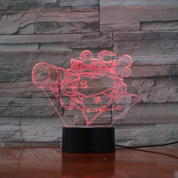Teemo 3D Lamp