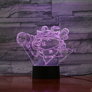 Teemo 3D Lamp