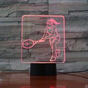 Tennis 3D Lamp