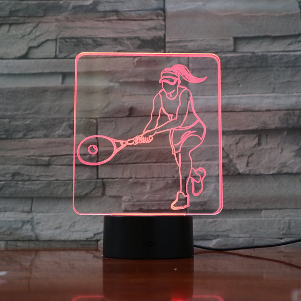 Tennis 3D Lamp