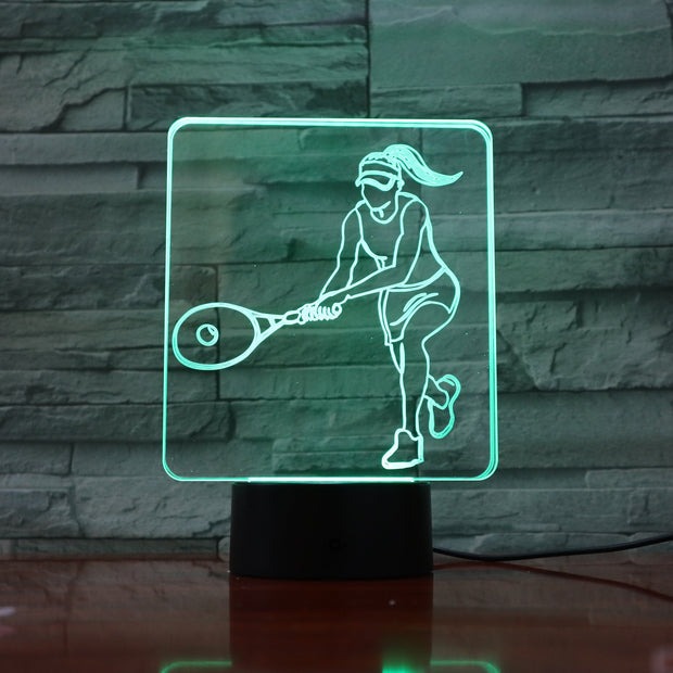 Tennis 3D Lamp