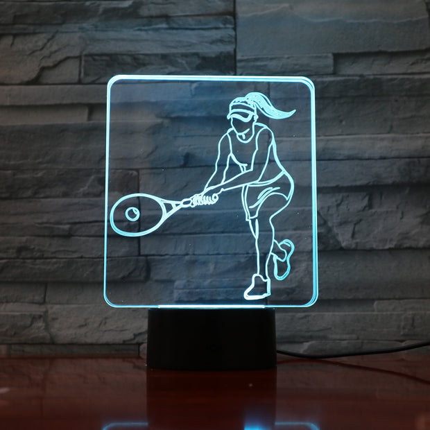 Tennis 3D Lamp