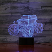Monster Truck 3D Lamp