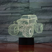 Monster Truck 3D Lamp
