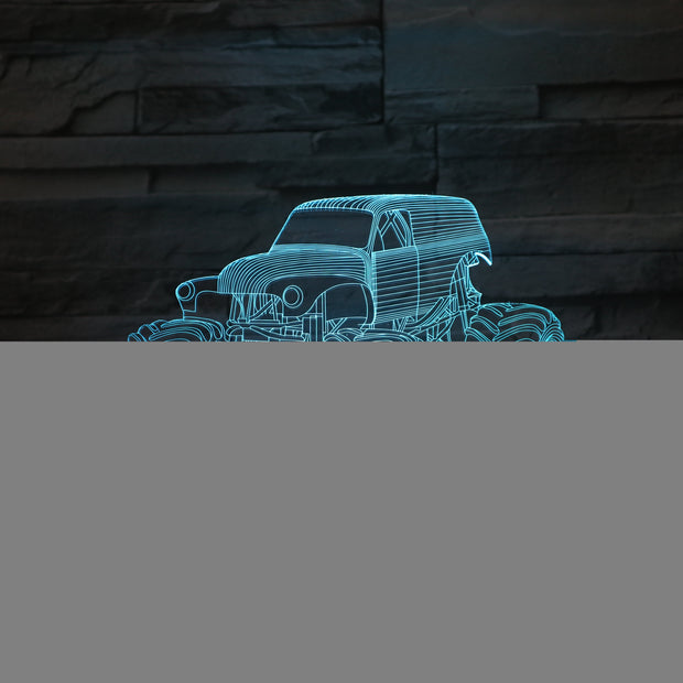 Monster Truck 3D Lamp