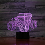 Monster Truck 3D Lamp