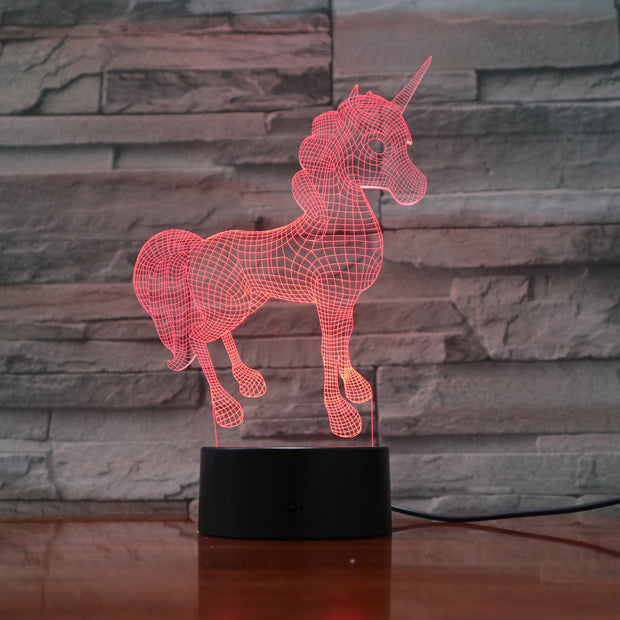 Unicorn 3D Lamp