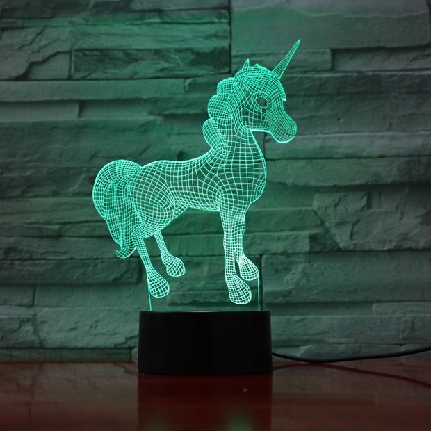 Unicorn 3D Lamp