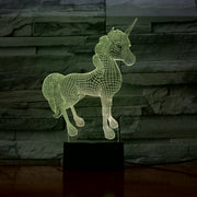 Unicorn 3D Lamp