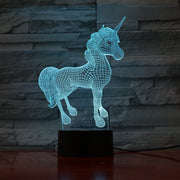 Unicorn 3D Lamp