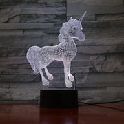 Unicorn 3D Lamp