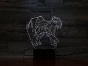 Raikou 3D Lamp