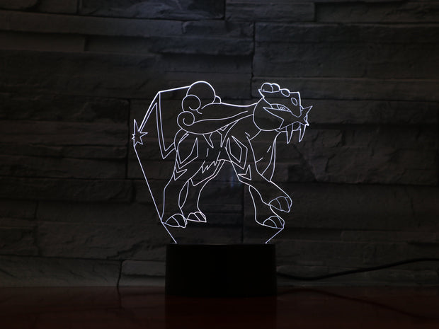 Raikou 3D Lamp