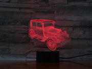 Retro Car 3D Lamp