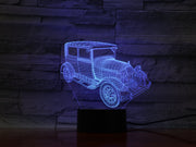 Retro Car 3D Lamp