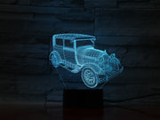 Retro Car 3D Lamp