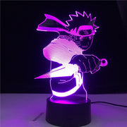 Anime Naruto Uzumaki Kids Led Night Light Team 7 Kakashi Hatake Child Bedroom Decor Colorful Nightlight Sasuke Uchiha 3d Lamp