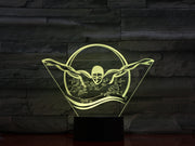 Swimmer 3D Lamp