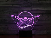 Swimmer 3D Lamp