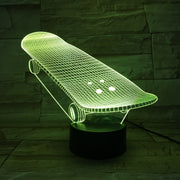 Skateboard 3D Lamp