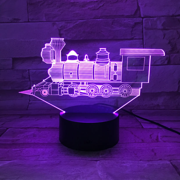 Train 3D Lamp