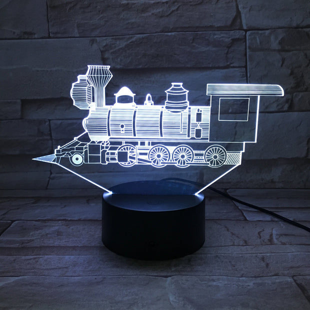Train 3D Lamp