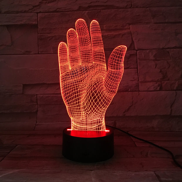 Hand 3D Lamp