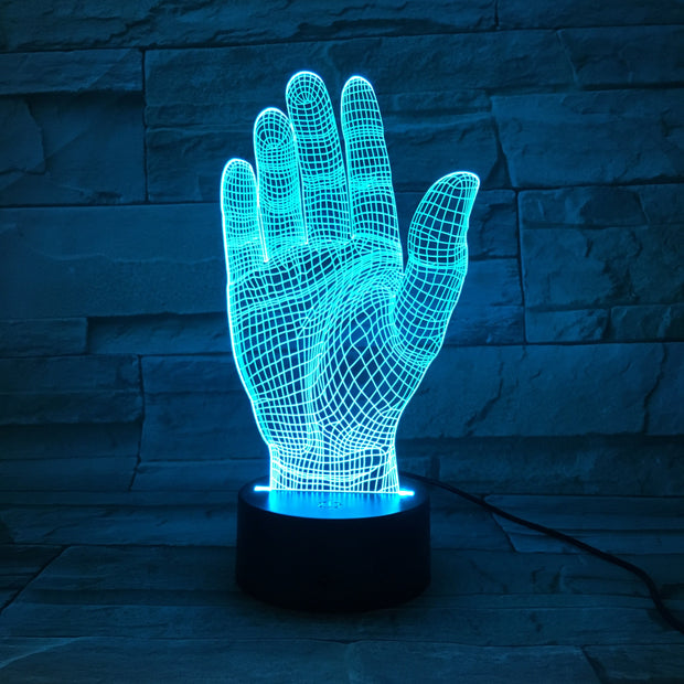 Hand 3D Lamp