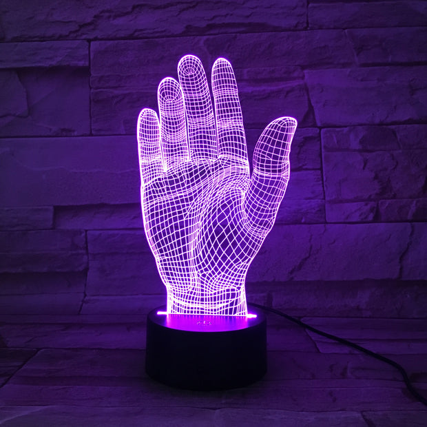 Hand 3D Lamp