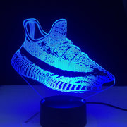 Creative Usb 3D Led Touch Switch Shoes Shape Atmosphere Night Light For Sports Fans Bedroom Movement Lighting Fixture Desk Lamp