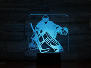 Hockey Goalie 3D Lamp