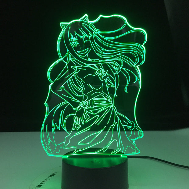 Inuyasha Kikyo Figure Girl Anime 3D Led Night Light for Dorm Decor Nightlight Birthday Gift for Child Kids Bedroom Night Lamp