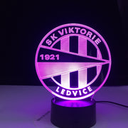 SK Viktorie 1921 LEDVICE Soccer Club Led Night Light 3d Illusion Colors Changing Nightlight for Home Decoration Bedside Lamp