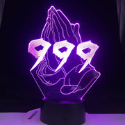 JUICE WRLD NO VANITY 999 CRY BABY GET CAKE DIE YOUNG LOVE All Design SKU 3D LED Lamp EVERYBODY EVERYTHING Dropshipping
