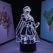 Akame Ga Kill Anime 3D Lamp Esdeath LED Night Light for Birthday Gift Room Decor Nightlight Manga Esdeath Figure Neon Light