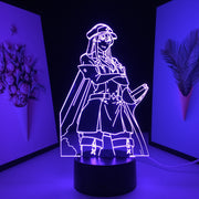 Akame Ga Kill Anime 3D Lamp Esdeath LED Night Light for Birthday Gift Room Decor Nightlight Manga Esdeath Figure Neon Light